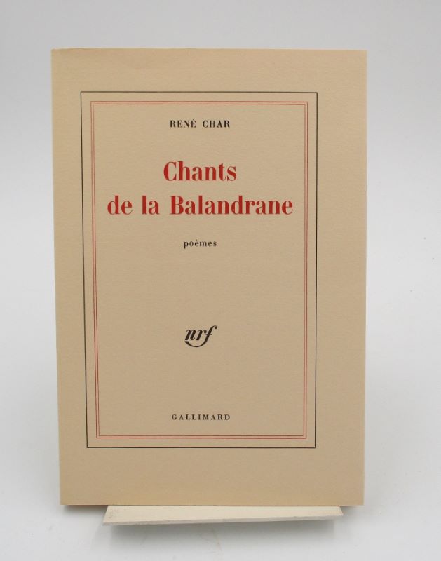 Couverture du livre Estimation du livre « chants de la Balandrane »