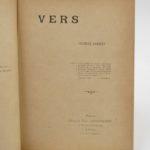 Couverture du livre Estimation du livre « vers »