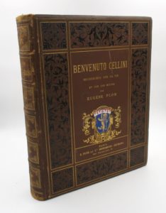 Estimation Beaux-Arts - Couverture du livre Estimation du livre « benvenuto Cellini orfèvre, médailleur, sculpteur recherches sur sa vie, sur son oeuvre et sur les pièces qui lui sont attribuées »