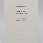 Couverture du livre Estimation du livre « version des oiseaux »