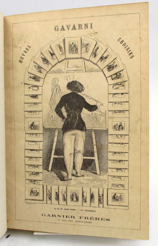 Couverture du livre Estimation du livre « oeuvres choisies de Gavarni. Revues, corrigées et nouvellement classées par l’auteur. Etudes de moeurs contemporaines. La vie de jeune homme. Les débardeurs. Avec des notices en tête de chaque série »