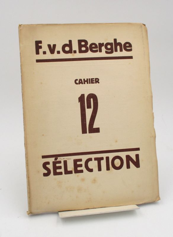 Couverture du livre Estimation du livre « sélection. Chronique de la vie artistique. XII Frits Van Den Berghe »