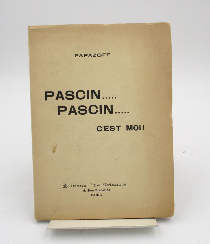 Couverture du livre Estimation du livre « pascin ….. Pascin ….. C’est moi! »