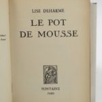 Couverture du livre Estimation du livre « le Pot de mousse »