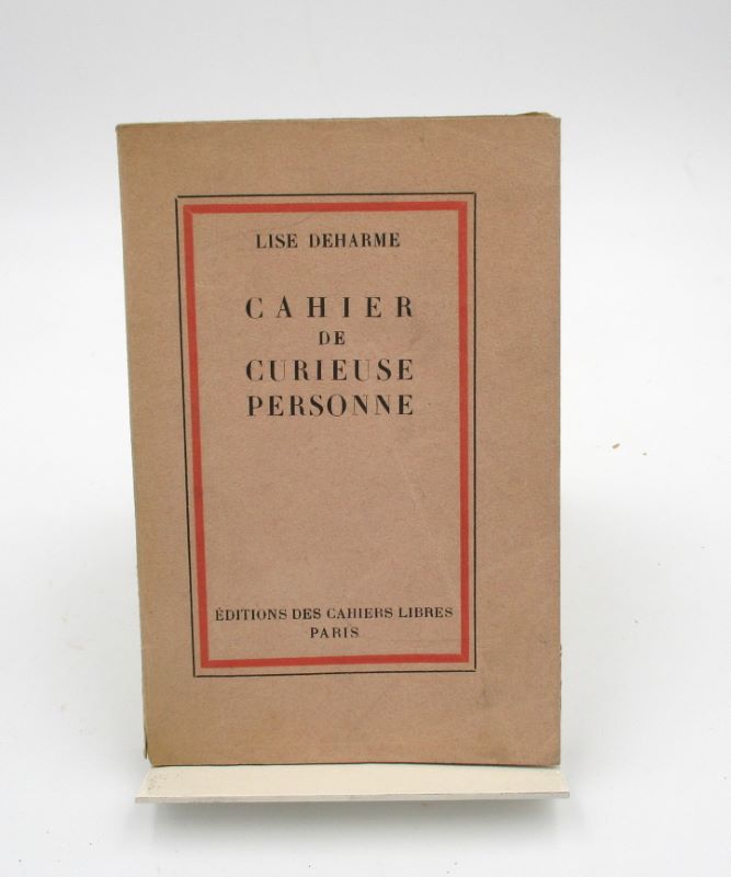 Couverture du livre Estimation du livre « cahier de curieuse personne »