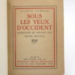 Couverture du livre Estimation du livre « sous les yeux d’Occident »