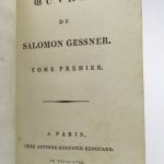Couverture du livre Estimation du livre « oeuvres de Salomon Gessner »