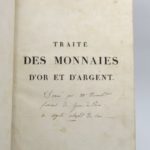 Couverture du livre Estimation du livre « traité des Monnaies d’or et d’argent qui circulent chez les différents peuples; examinées sous les rapports du poids, du titre et de la valeur réelle, avec leurs diverses empreintes »