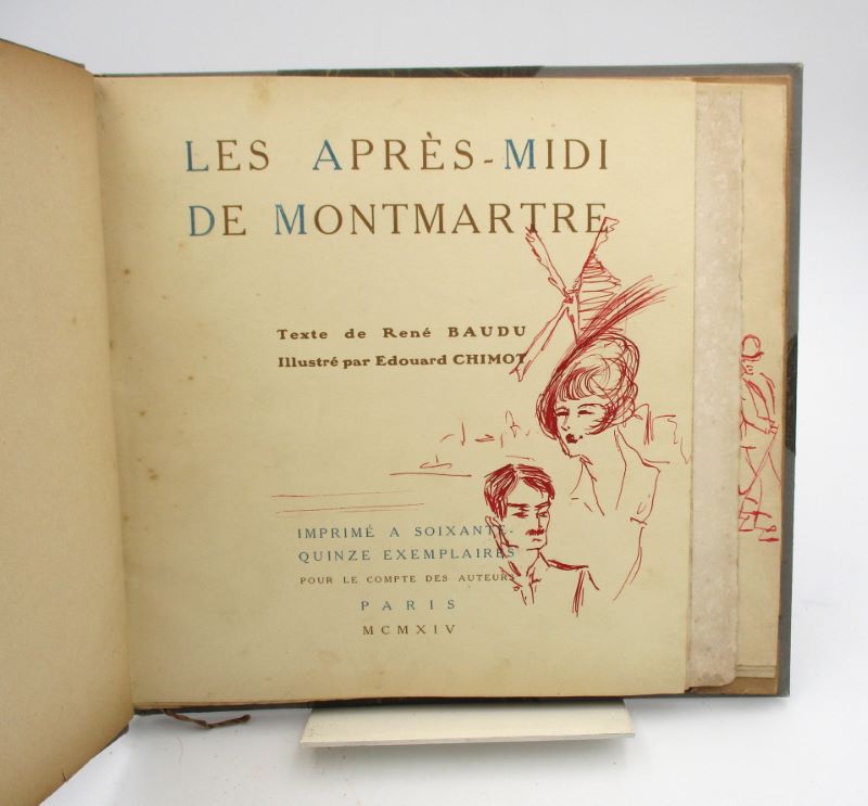 Couverture du livre Estimation du livre « les Après-midi de Montmartre [Maquette originale] »