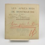 Couverture du livre Estimation du livre « les Après-midi de Montmartre [Maquette originale] »