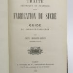 Couverture du livre Estimation du livre « traité théorique et pratique de la fabrication du sucre. Guide du fabricant »