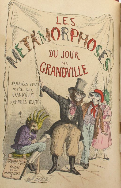 Couverture du livre Estimation du livre « les Métamorphoses du jour par Grandville »