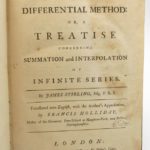 Couverture du livre Estimation du livre « the Differential method: or, a Treatise concerning Summation and Interpolation of infinite series »