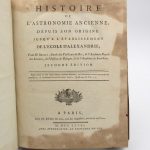 Couverture du livre Estimation du livre « histoire de l’astronomie ancienne, depuis son origine jusqu’à l’établissement de l’école d’Alexandrie. Tome I seul (sur quatre volumes) »