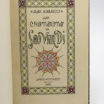 Couverture du livre Estimation du livre « les Chansons de Sao Van Di »