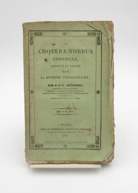 Couverture du livre Estimation du livre « le Choléra-morbus épidémique, observé et traité selon la méthode physiologique »