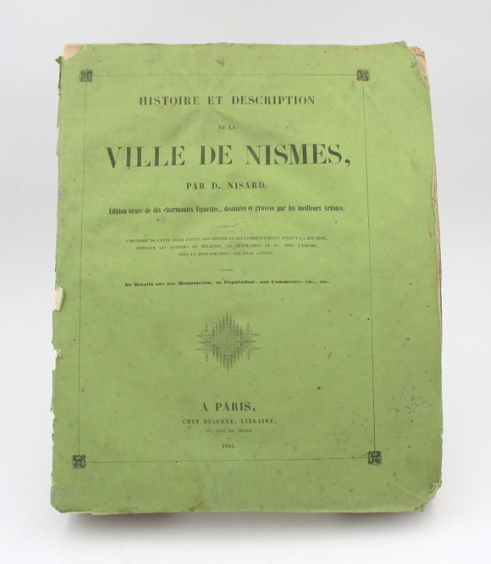 Couverture du livre Estimation du livre « histoire et description de la ville de Nismes »