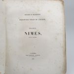 Couverture du livre Estimation du livre « histoire et description de la ville de Nismes »