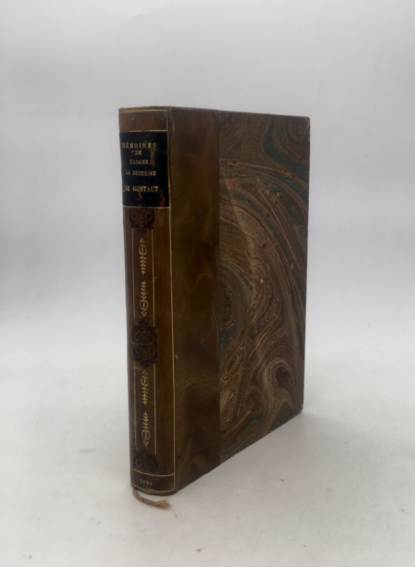Couverture du livre Estimation du livre « mémoires de Madame la Duchesse de Gontaut, gouvernante des enfants de France pendant la restauration 1773-1836 »