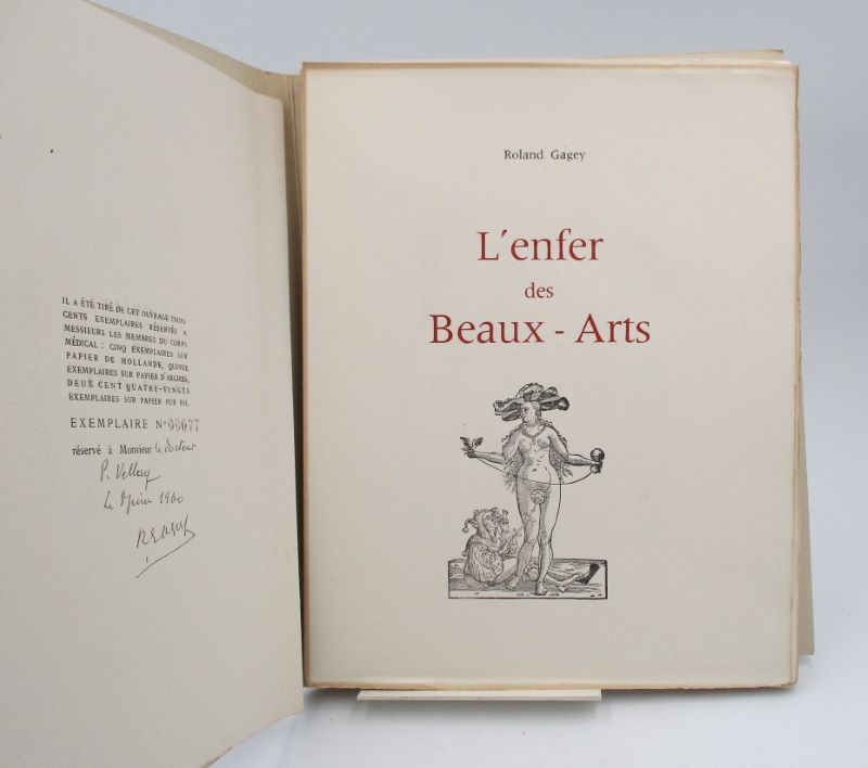 Couverture du livre Estimation du livre « l’Enfer des Beaux-Arts »