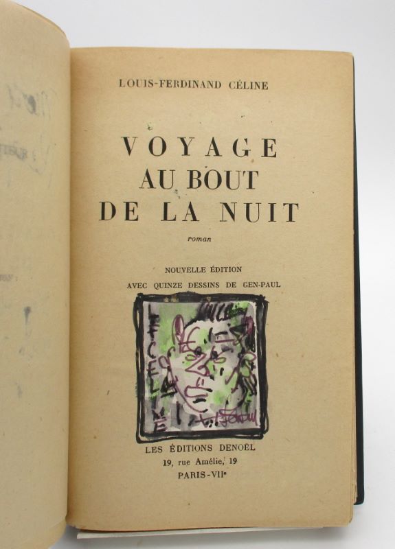 Couverture du livre Estimation du livre « voyage au bout de la nuit »