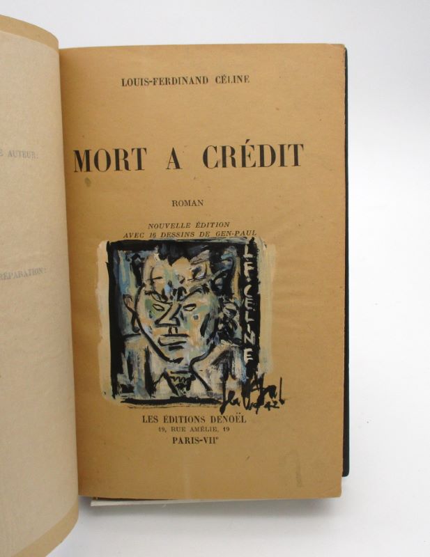 Couverture du livre Estimation du livre « mort à crédit »