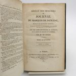 Couverture du livre Estimation du livre « abrégé des Mémoires ou Journal du marquis Dangeau »