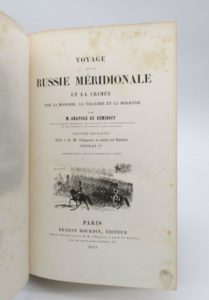 Estimation Voyages-Atlas - Couverture du livre Estimation du livre « voyage dans la Russie méridionale et la Crimée par la Hongrie, la Valachie et la Moldavie »