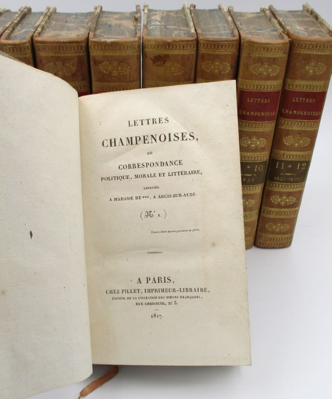 Couverture du livre Estimation du livre « lettres champenoises, ou Correspondance politique, morale et littéraire, adressée à madame de ***, à Arcis-sur-Aube »