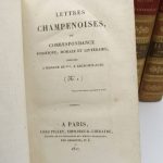 Couverture du livre Estimation du livre « lettres champenoises, ou Correspondance politique, morale et littéraire, adressée à madame de ***, à Arcis-sur-Aube »