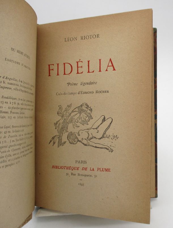 Couverture du livre Estimation du livre « fidélia »