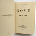 Couverture du livre Estimation du livre « les Trois villes. Rome »