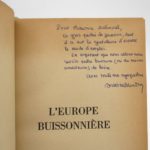 Couverture du livre Estimation du livre « l’Europe buissonnière »