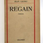 Couverture du livre Estimation du livre « regain »