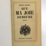 Couverture du livre Estimation du livre « que ma joie demeure »