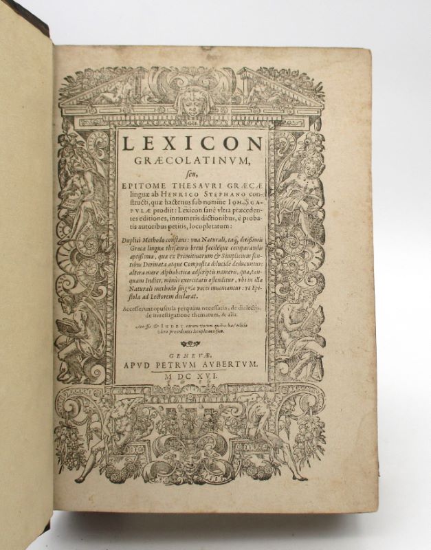 Couverture du livre Estimation du livre « lexicon Graecolatinum, seu, Epitome thesauri Graecae linguae ab Henrico Stephano »