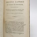 Couverture du livre Estimation du livre « second rapport du comité de mendicité. État actuel de la législation du royaume, relativement aux hôpitaux, et à la mendicité »