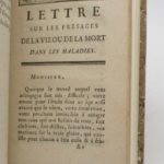 Couverture du livre Estimation du livre « lettre de M. Lansel de Marigny, docteur en médecine de la Faculté de Montpellier, &c. A M. l’abbé de Colonnes, baron d’Omières &c. Sur les présages de la vie ou de la mort dans les maladies »