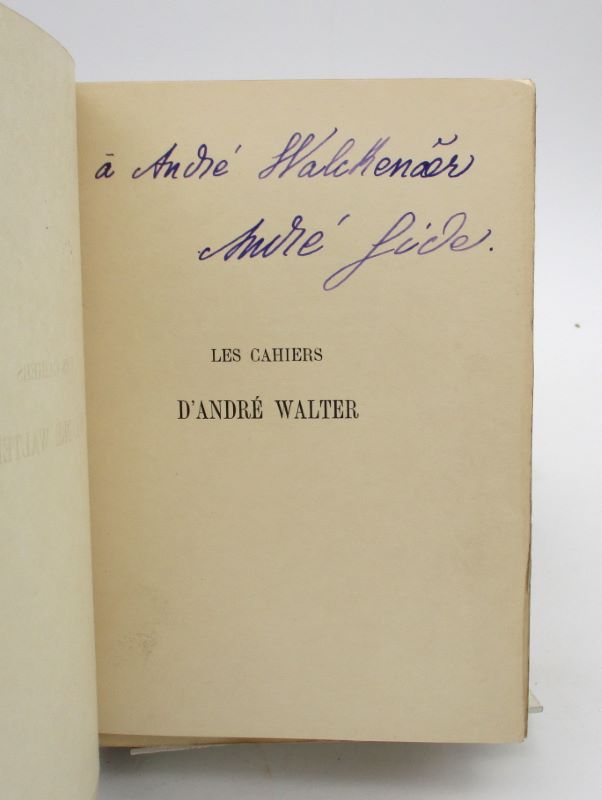 Couverture du livre Estimation du livre « les Cahiers d’André Walter. Oeuvre posthume »