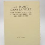 Couverture du livre Estimation du livre « le Mont dans la ville »