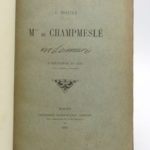 Couverture du livre Estimation du livre « mlle de Champmeslé. Étude historique et littéraire »