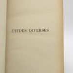 Couverture du livre Estimation du livre « [Études diverses de droit] »