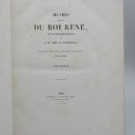 Couverture du livre Estimation du livre « oeuvres complètes du roi René. Tome I et II »