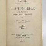 Couverture du livre Estimation du livre « manuel théorique et pratique de l’automobile sur route. Vapeur, pétrole, électricité »