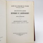 Couverture du livre Estimation du livre « dictionnaire historique et archéologique de la Picardie. Arrondissements d’Amiens »