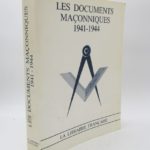 Couverture du livre Estimation du livre « les Documents maçonniques 1941-1944 »