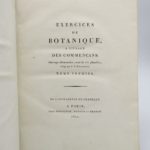 Couverture du livre Estimation du livre « exercices de botanique, à l’usage des commençants »