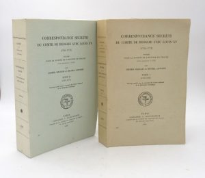 Estimation Histoire - Couverture du livre Estimation du livre « correspondance secrète du comte de Broglie avec Louis XV (1756-1774) »