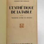 Couverture du livre Estimation du livre « l’Esthétique de la table ou la troisième satyre de Boileau »