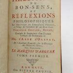 Couverture du livre Estimation du livre « la Philosophie du bon-sens, ou Réflexions philosophiques sur l’Incertitude des Connaissances Humaines à l’Usage des Cavaliers & du Beau-Sexe »